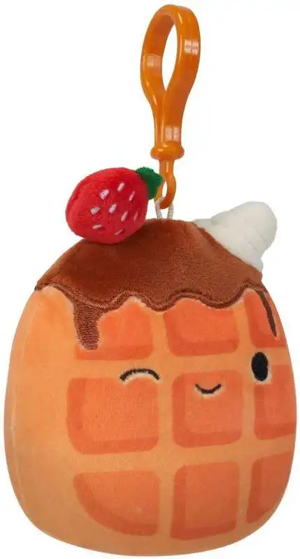 Squishmallows Weaver the Waffle 3.5-Inch Plush Hanger