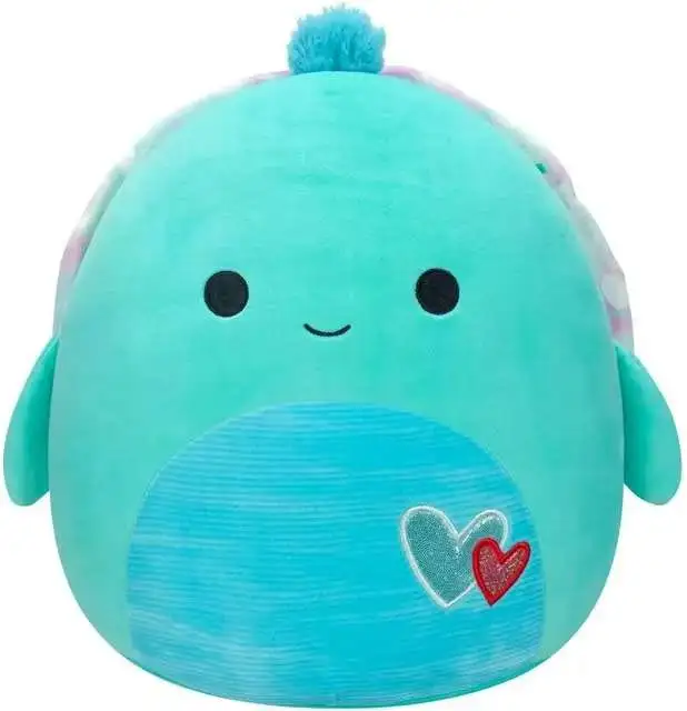 Squishmallows 2024 Valentines Day Cascade the Turtle 5 Plush Kellytoys ...