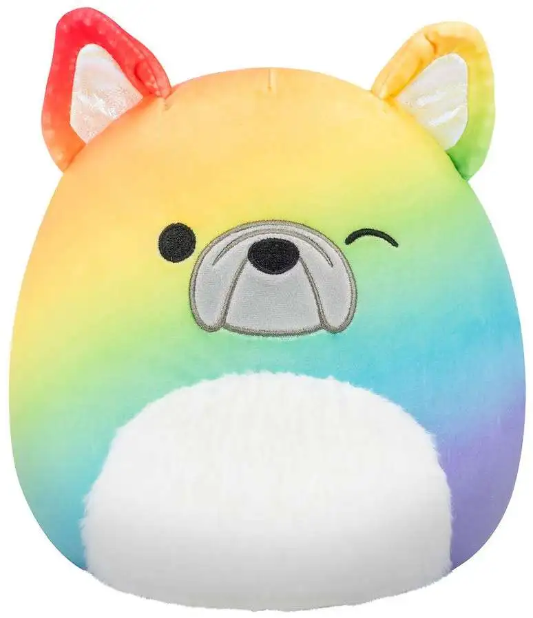 Squishmallows Rhett the Bulldog 5-Inch Plush [Rainbow]