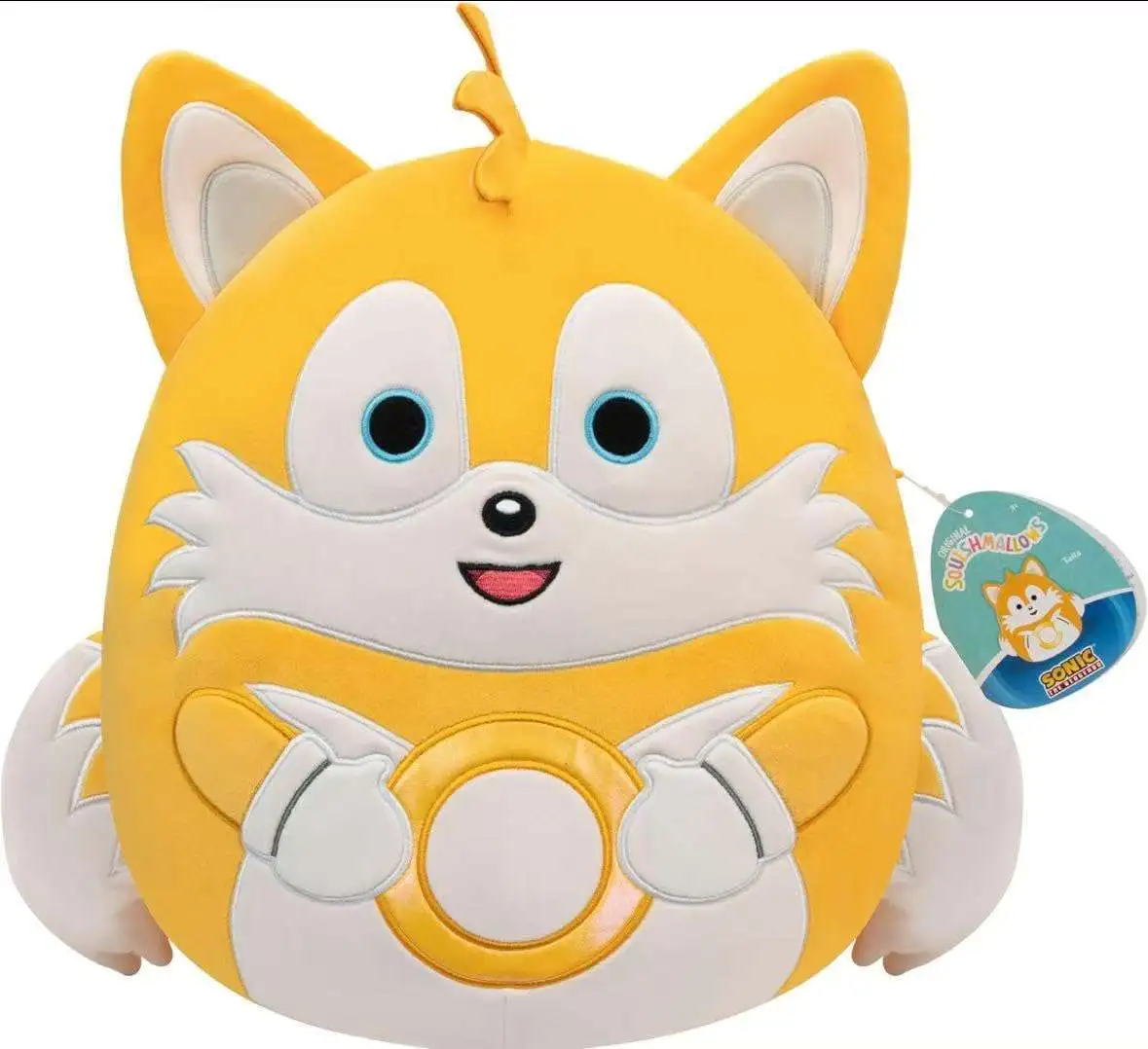 Squishmallows Sonic the Hedgehog Tails 8-Inch Plush [with Ring]