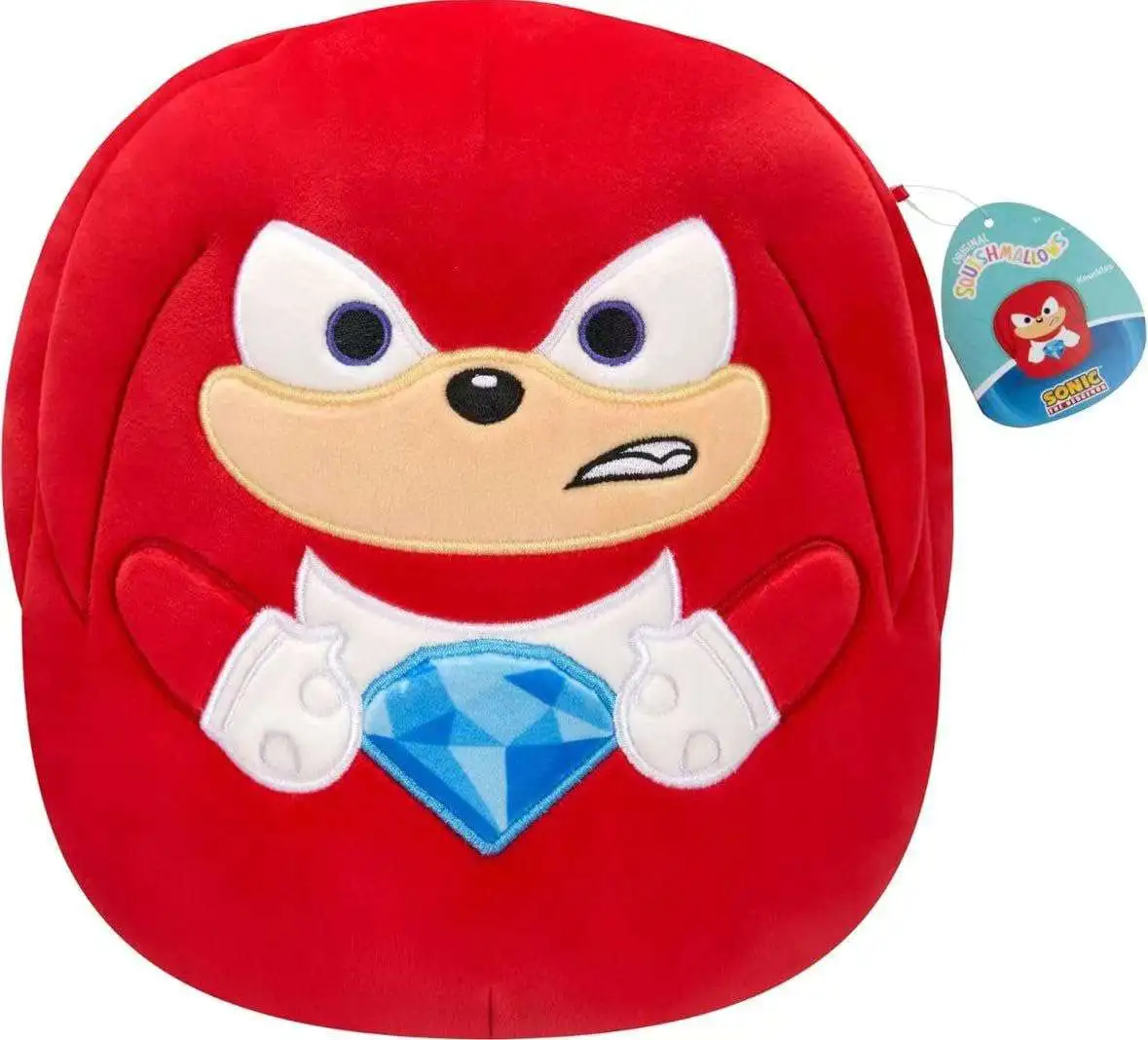 Squishmallows Sonic the Hedgehog Knuckles 8-Inch Plush [with Gem]