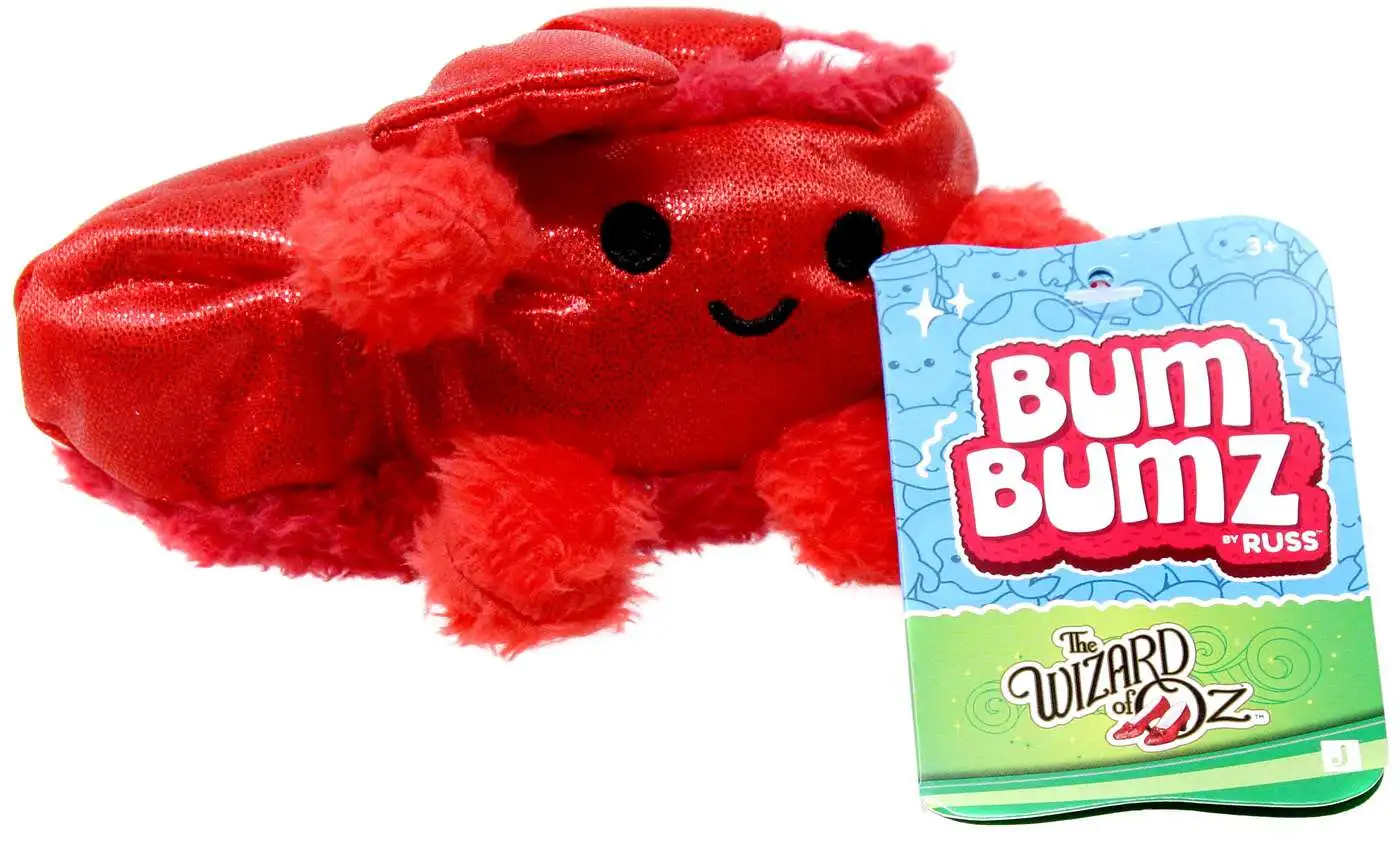 BumBumz The Wizard of Oz Ruby Slippers 4.5 Plush Jazwares - ToyWiz