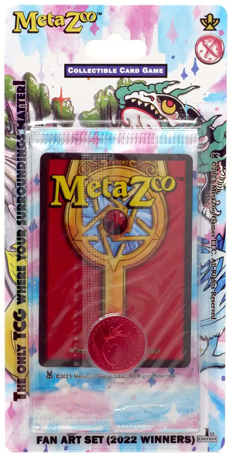MetaZoo Trading Card Game Fan Art Series Set 2022 Winners BLISTER Pack