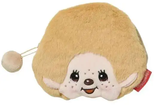 Monchhichi Beige Boy 4.5-Inch Plush Coin Purse
