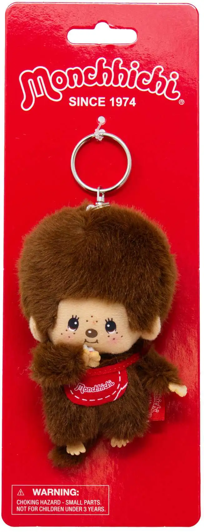 Monchhichi 5-Inch Plush Keychain [Brown]