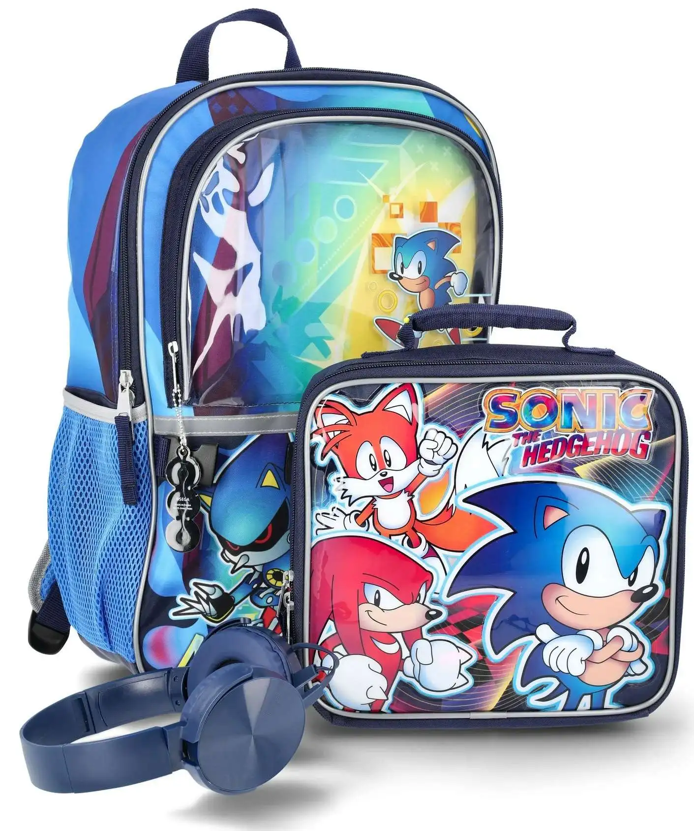 Sonic the Hedgehog Backpack & Lunch Kit [with Headphones]