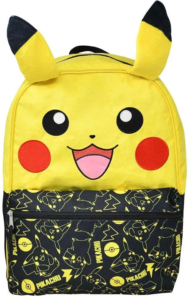 Pokemon Pikachu with Ears 16-Inch Backpack