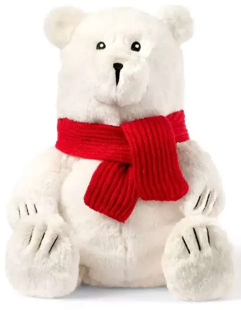 GiggleScape Polar Bear with Scarf 12 Plush - ToyWiz