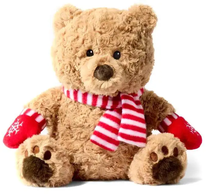 GiggleScape Brown Bear with Scarf and Mittens Exclusive 12-Inch Plush