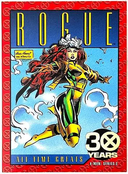 Marvel X-Men Series 2 1993 Single Card Rogue G-6 30 Years Gold Stamp ...