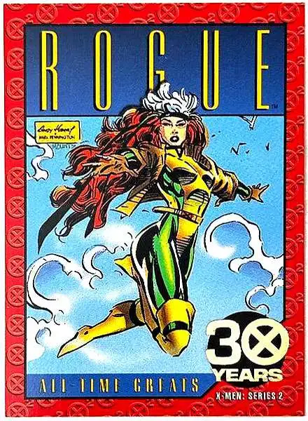 Marvel X-Men Series 2 1993 Rogue G-6 [30 Years Gold Stamp]