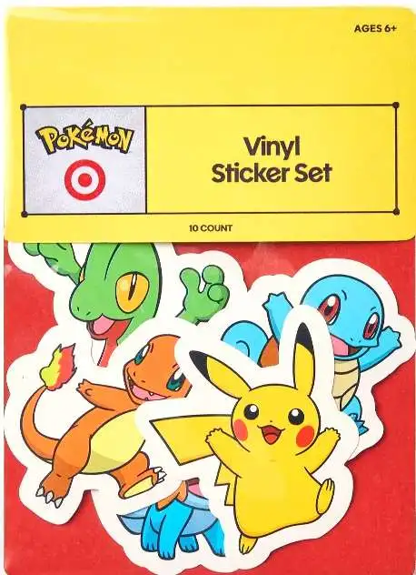Pokemon Exclusive Vinyl Sticker Set [10 Piece]