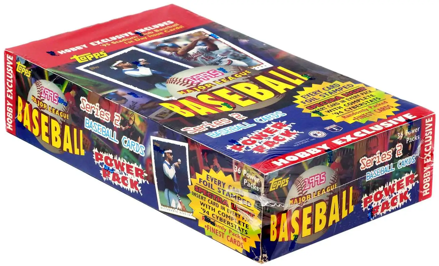 MLB 1995 Topps Baseball Cards Series 2 Trading Card HOBBY Box