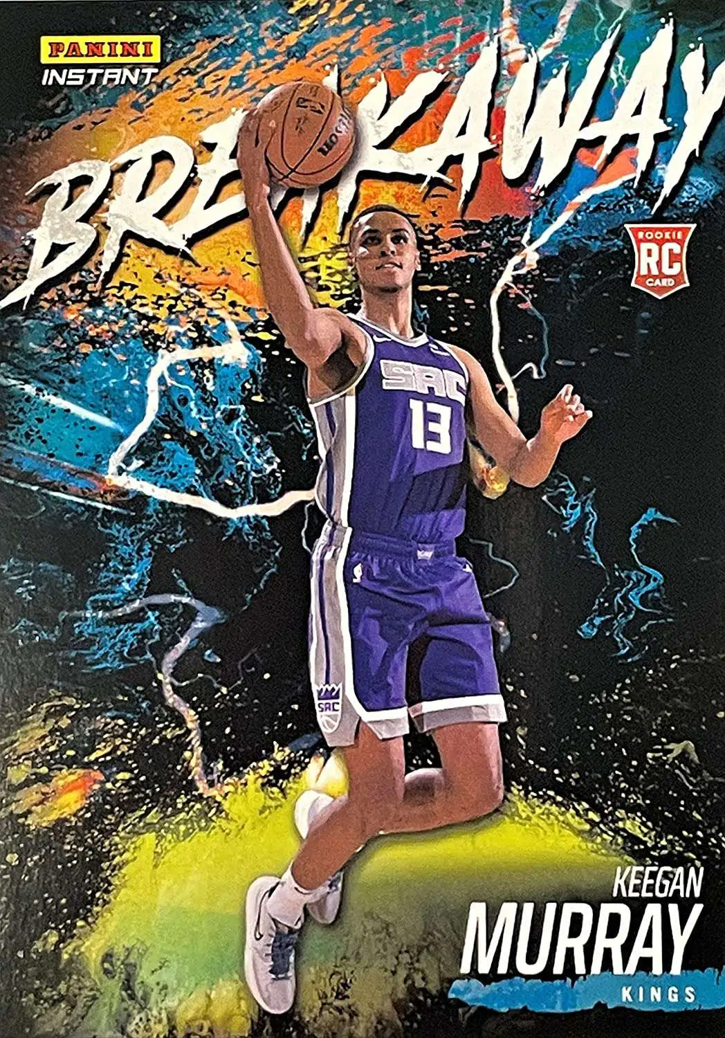 NBA 2022-23 Instant Breakaway Basketball Single Card Keegan Murray