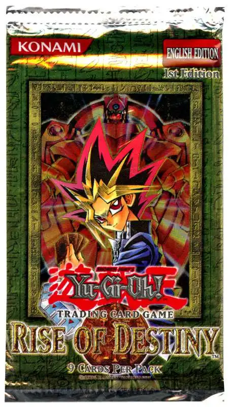 YuGiOh Rise of Destiny (1st Edition) Booster Pack [9 Cards]
