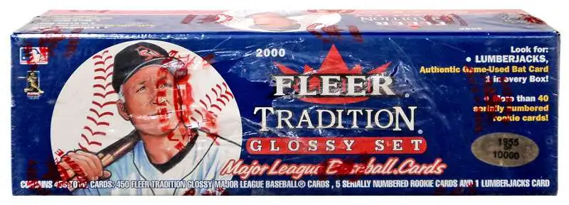 MLB 2000 Tradition Glossy Baseball Complete Set [456 Cards] [Factory Sealed]