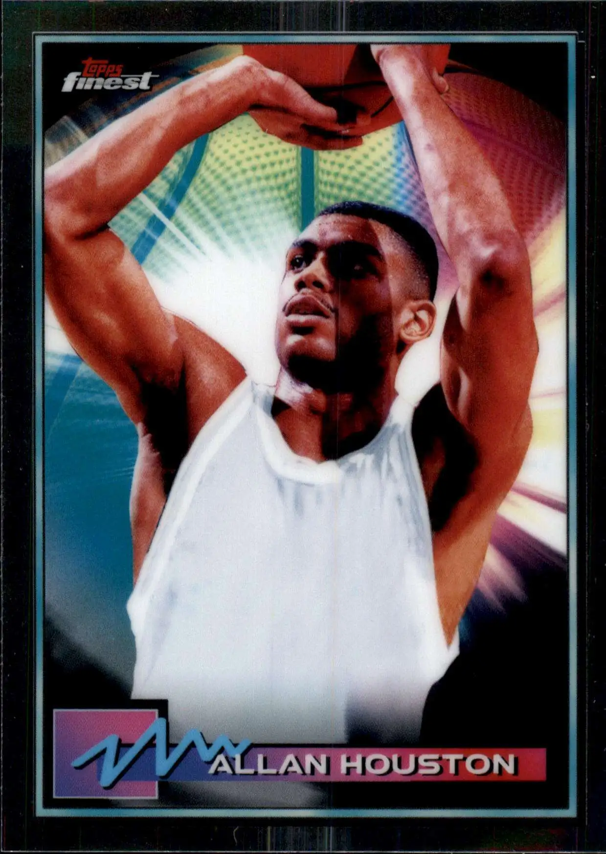 NBA 2021 Topps Finest Basketball Allan Houston #15