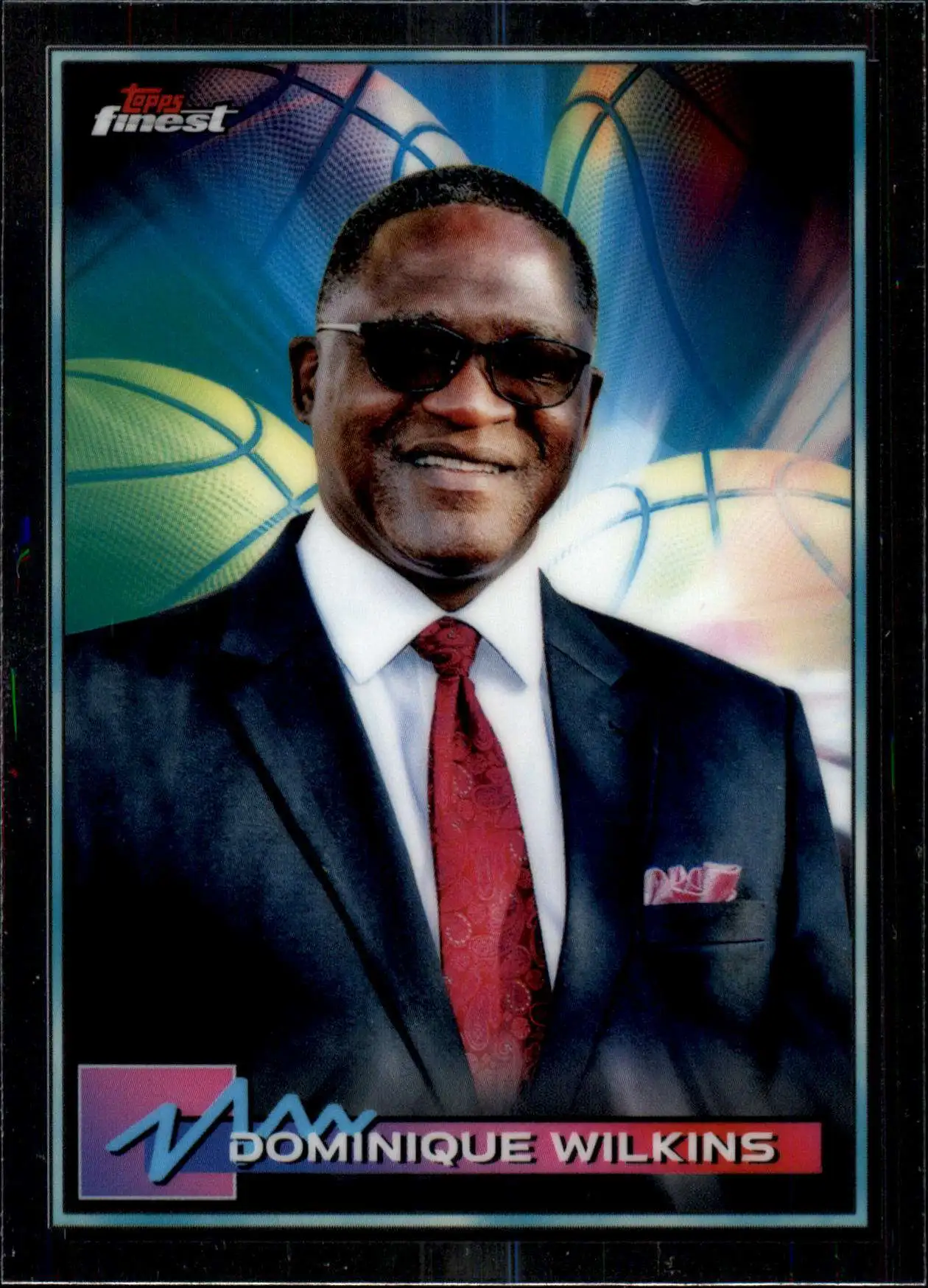 NBA 2021 Topps Finest Basketball Dominique Wilkins #21