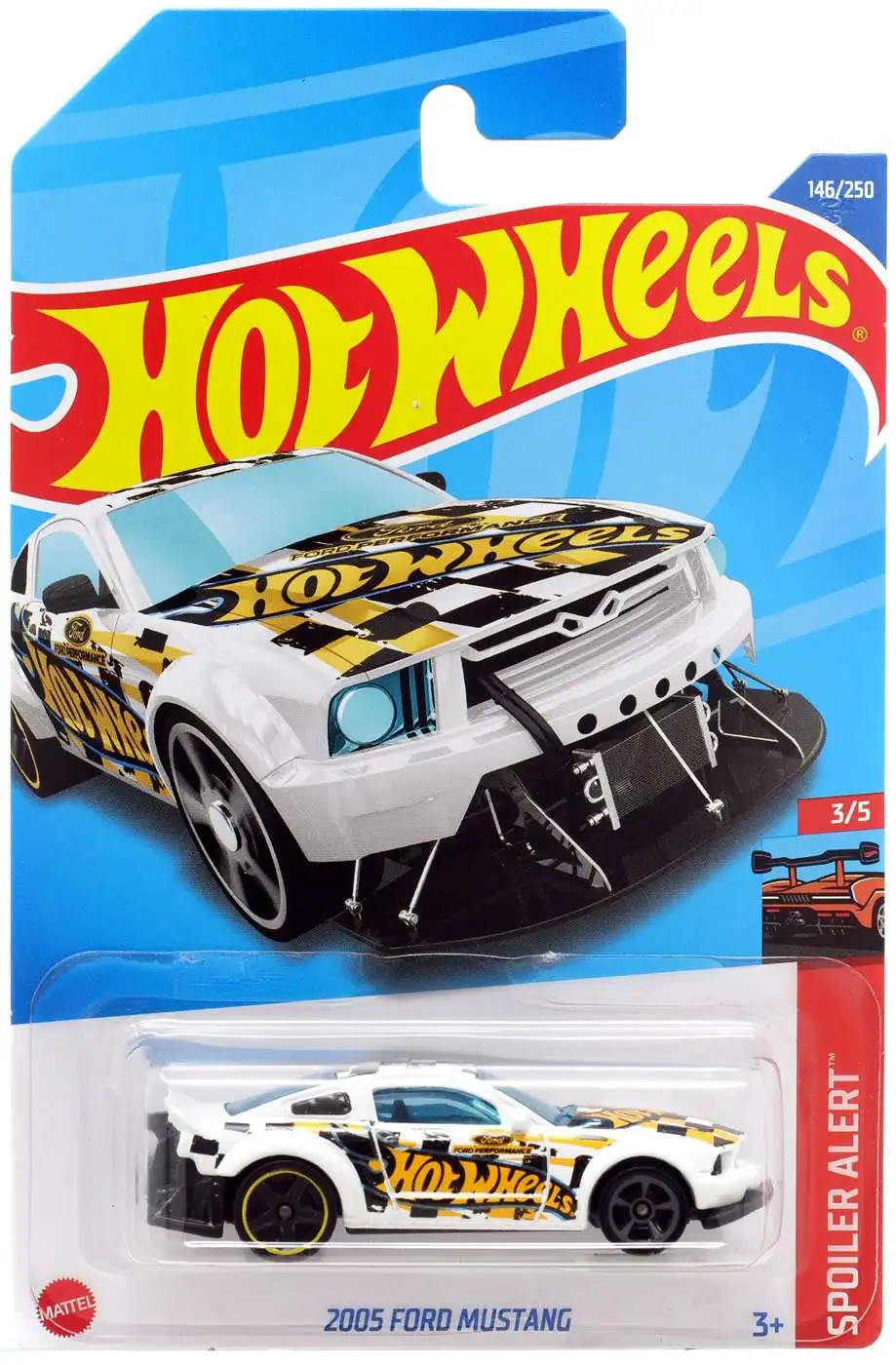 Hot Wheels Spoiler Alert 2005 Ford Mustang Diecast Car #3/5