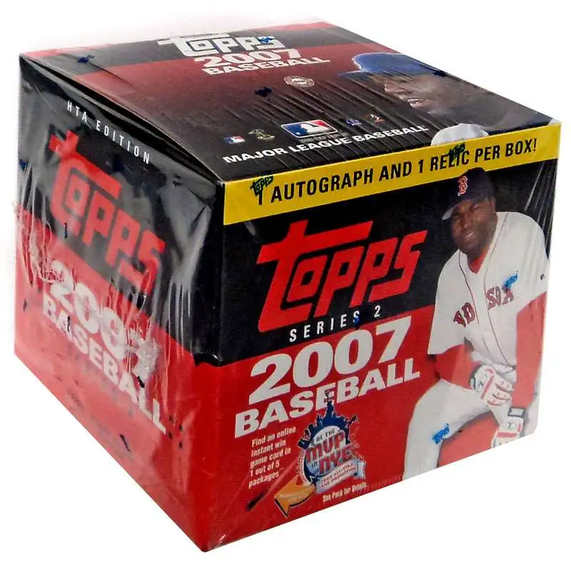 MLB Topps 2007 Topps Baseball Series 2 Trading Card JUMBO Box ToyWiz