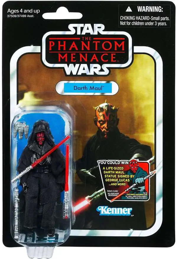 Star Wars Phantom Menace 2012 Vintage Collection Darth Maul Action Figure  #86 [Final Battle]