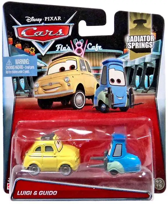Disney / Pixar Cars Radiator Springs Luigi & Guido Diecast Car #4/19 & 5/19