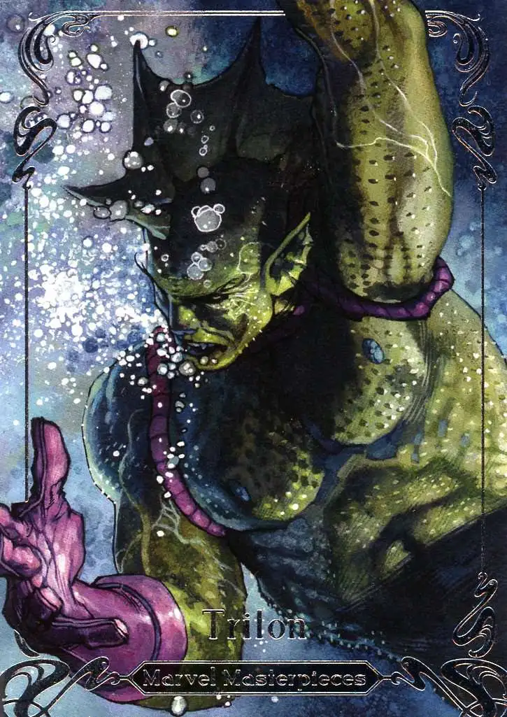 2018 Marvel Masterpieces 910/1999 Triton #13