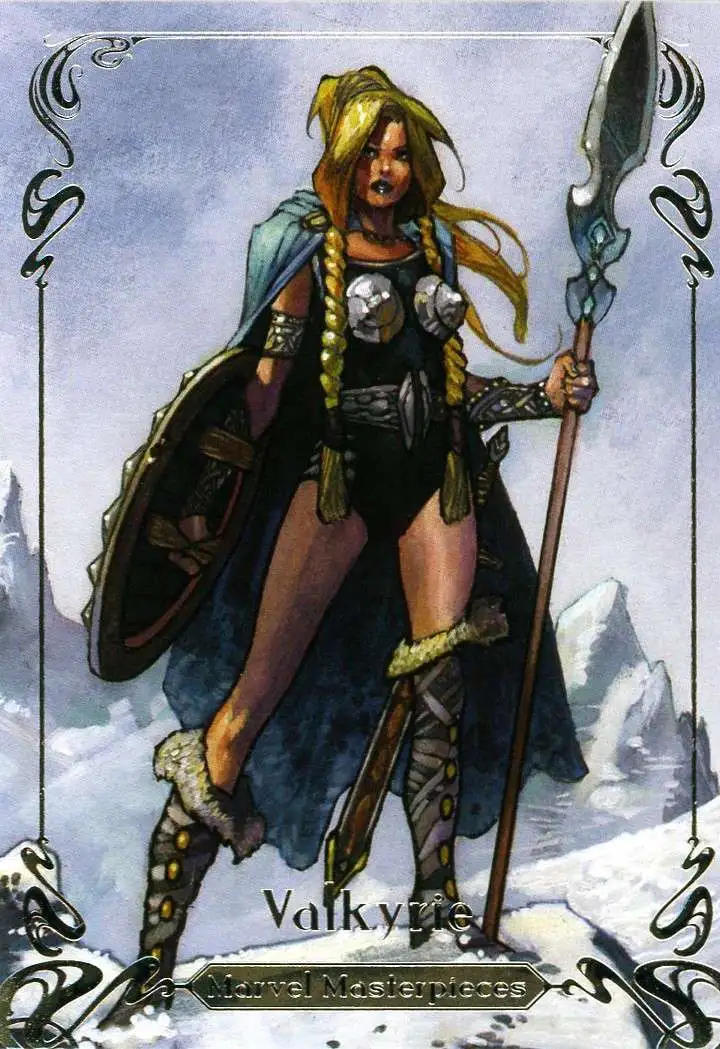 2018 Marvel Masterpieces 847/1999 Valkyrie #3