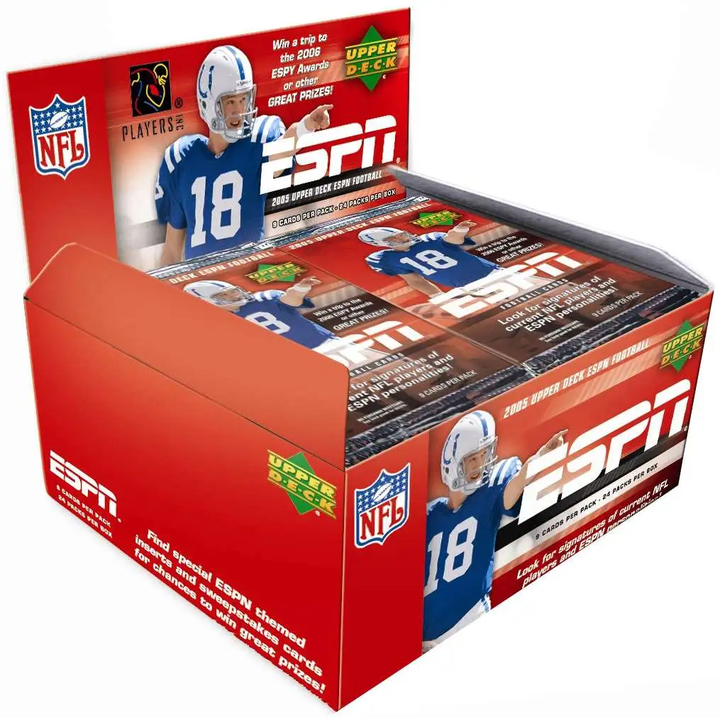 NFL Upper Deck 2005 ESPN Trading Card Hobby Box