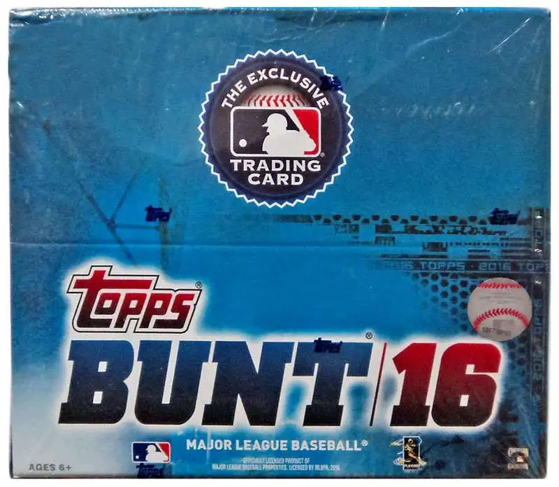 MLB Topps 2016 Bunt Baseball Trading Card Booster Box [36 Packs]