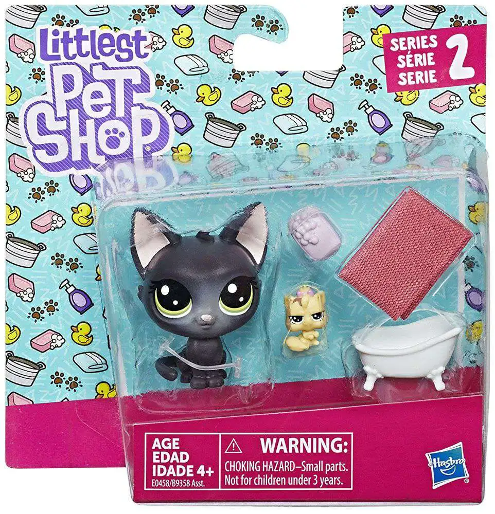 Littlest Pet Shop 2017 Pet Pairs Jade Catkin Kittylina Scrapper