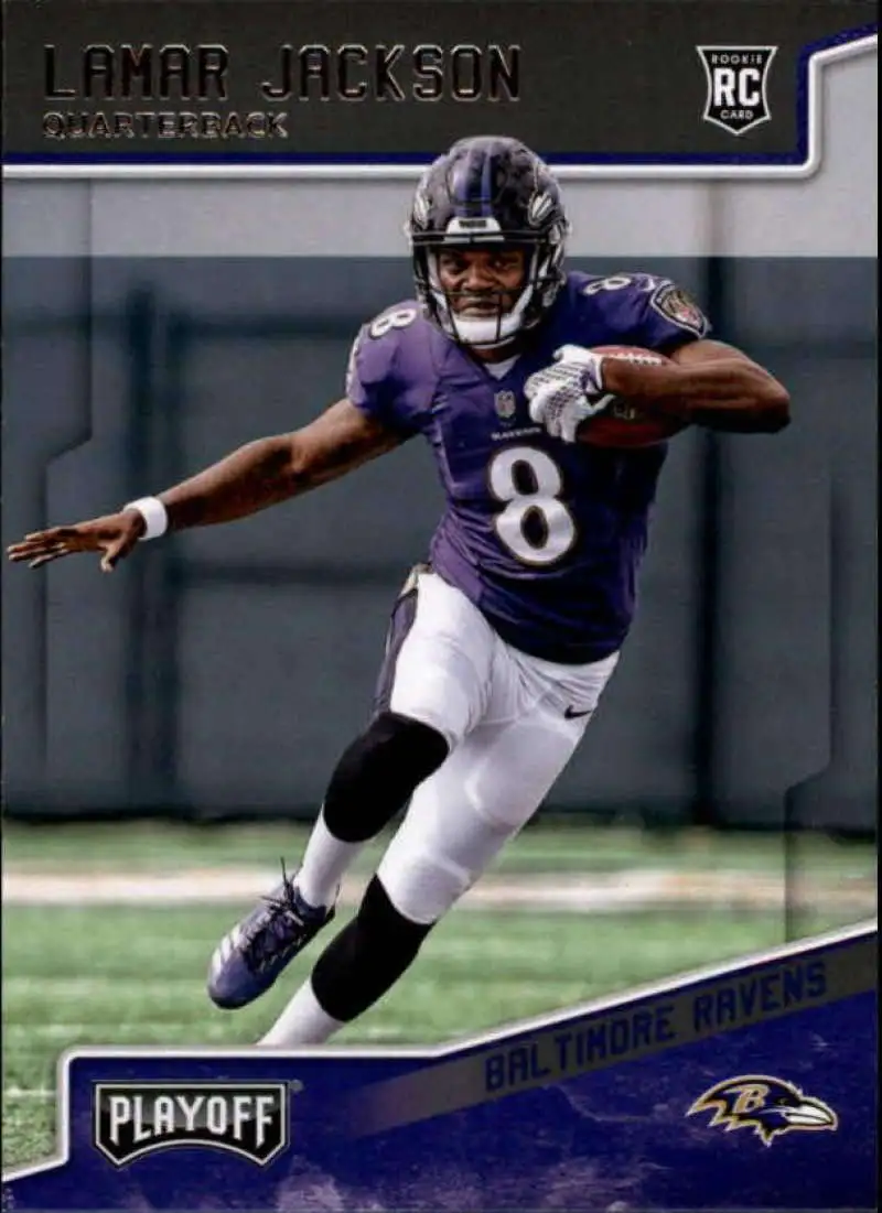 NFL 2018 Panini Playoff Lamar Jackson #212 [Rookie]