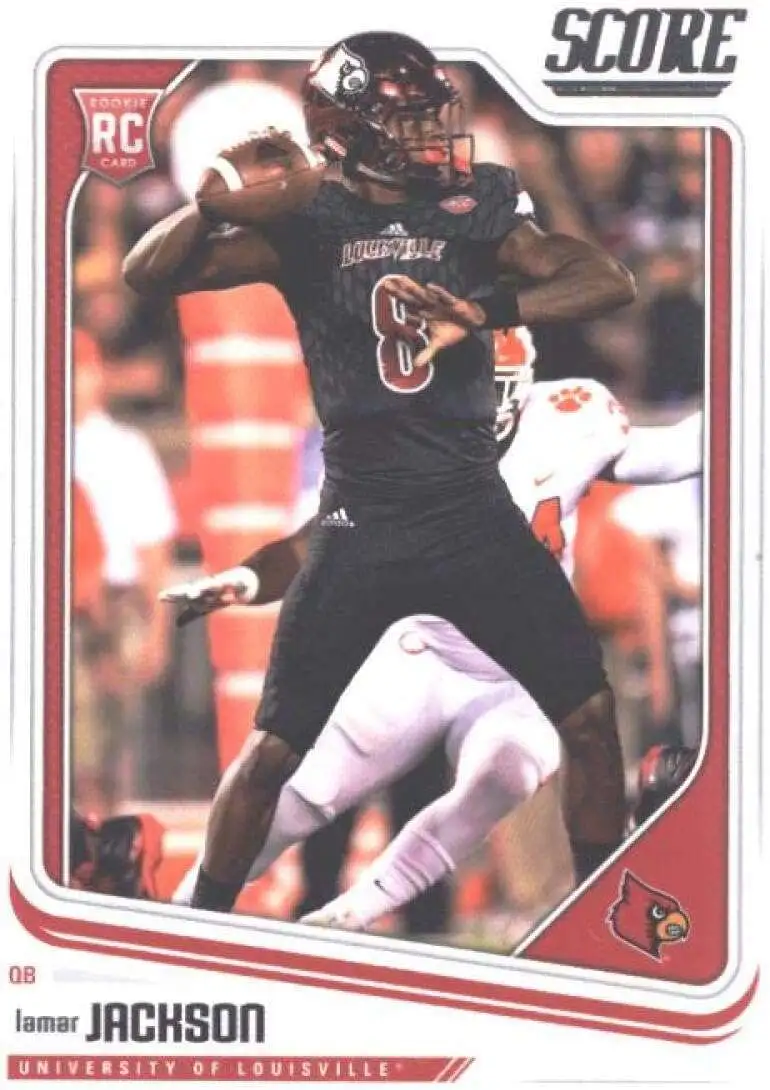 NFL 2018 Panini Score Lamar Jackson #352 [Rookie]