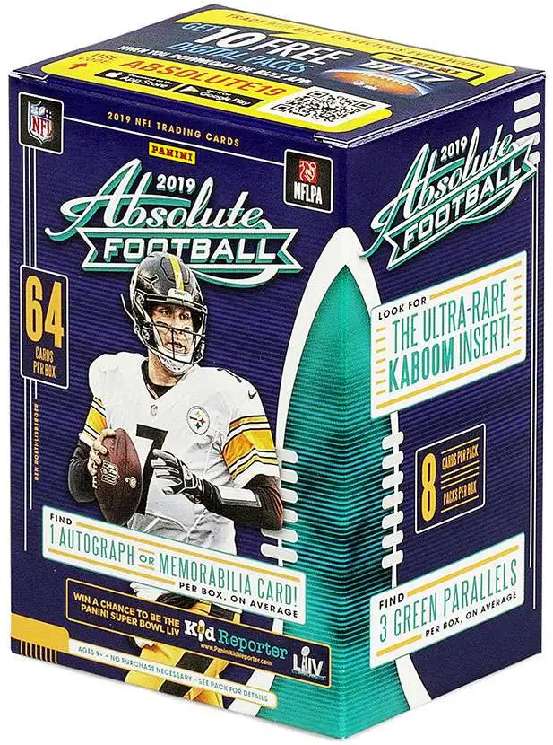 2021 Panini Absolute Football Jumbo Value 12-Pack Box (Green Parallels!)  (KABOOM!)