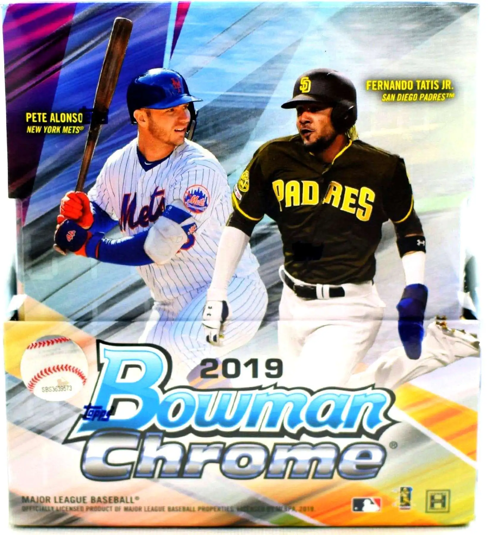 MLB Bowman 2019 Chrome Baseball Trading Card HOBBY Box [12 Packs, 2 Chrome Autographs per Box]