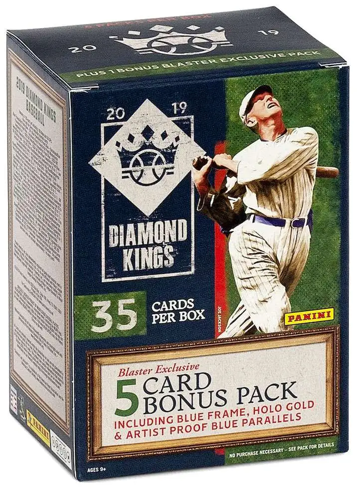 MLB Panini 2019 Diamond Kings Baseball Trading Card BLASTER Box 6 Packs