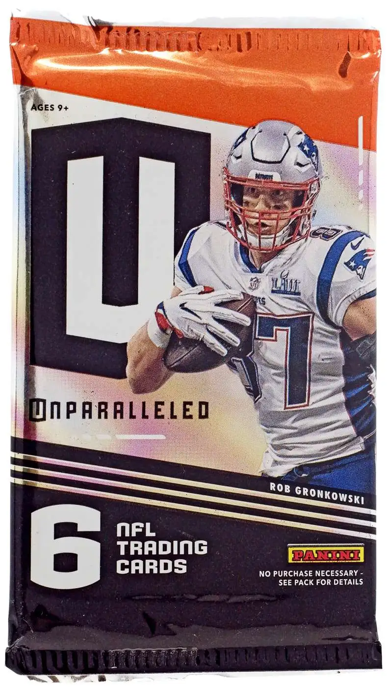 NFL Panini 2019 Unparalleled Football Trading Card RETAIL Pack [6 Cards]