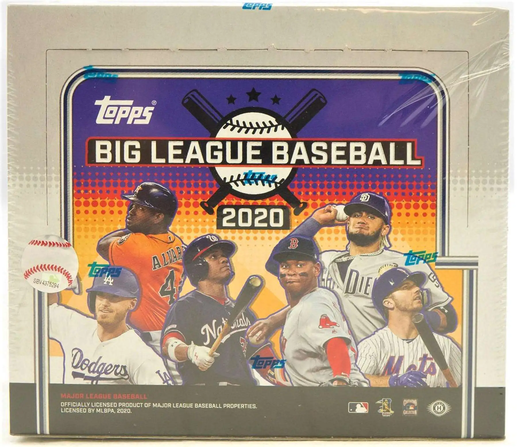 MLB Topps 2020 Big League Baseball Trading Card HOBBY Box [18 Packs, 10 Cards per Pack]