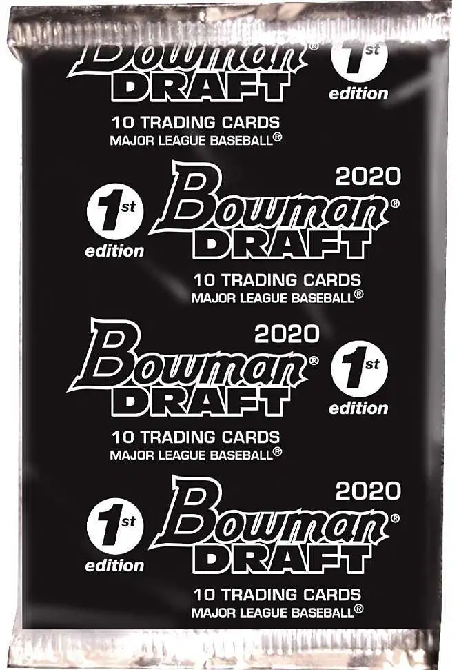 MLB Topps 2020 Bowman Draft Baseball (1st Edition) Exclusive Sports Cards [10 Cards]
