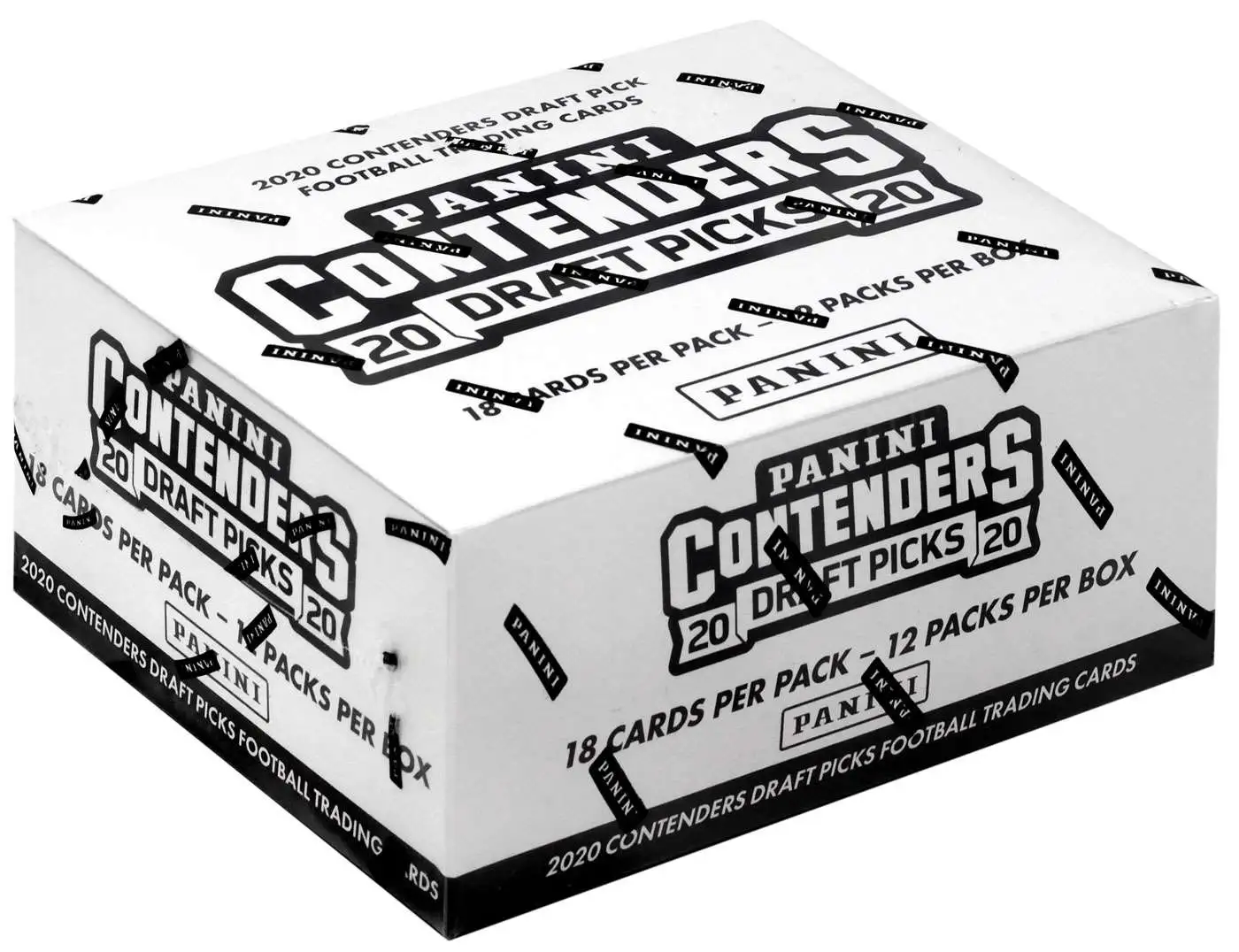 NFL Panini 2020 Contenders Draft Picks Football Trading Card VALUE Box [12 Packs]
