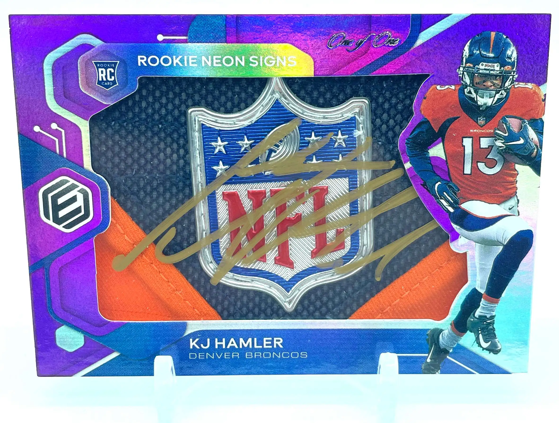 NFL 2020 Panini Element Football KJ Hamler 11 Single Sports Card RNS-KJ One  of One Patch Autograph - ToyWiz