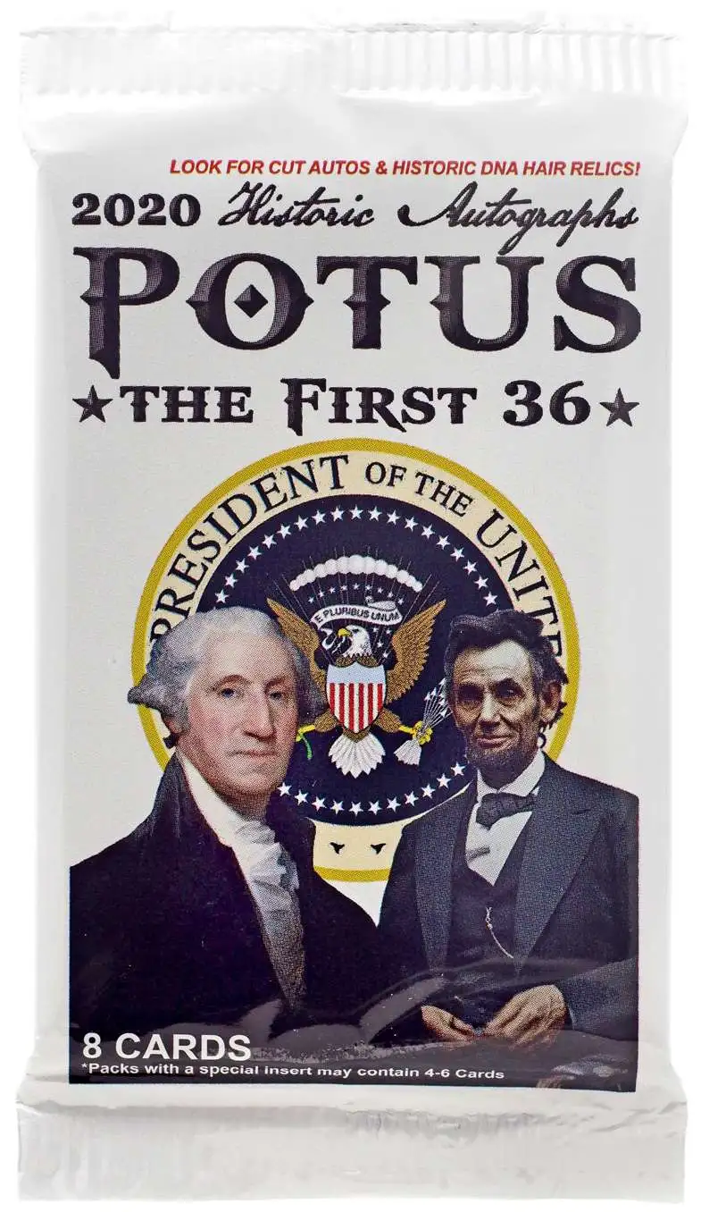 POTUS The First 36 Trading Card Pack [8 Cards]