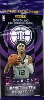 NBA Panini 2019-20 Illusions Basketball Trading Card VALUE Pack [12 Cards]