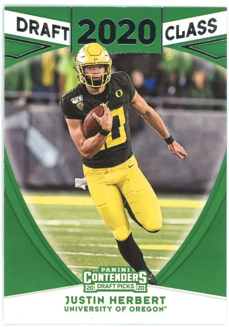 NFL 2020 Prizm Draft Picks Justin Herbert Single Sports Card 102 Rookie  Card - ToyWiz