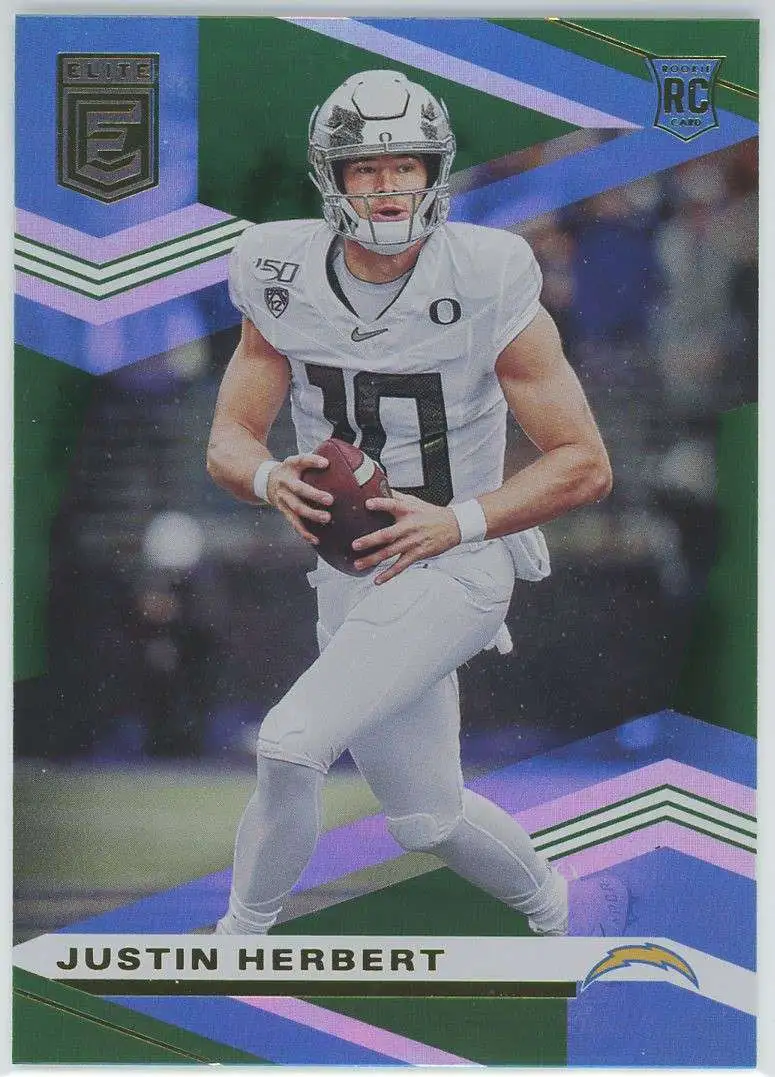 NFL 2020 Prizm Draft Picks Justin Herbert Single Sports Card 102 Rookie  Card - ToyWiz