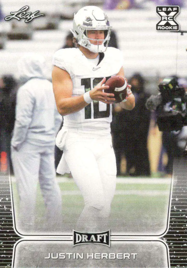 Leaf Draft Los Angeles Chargers 2020 Justin Herbert #03 [Rookie Card]