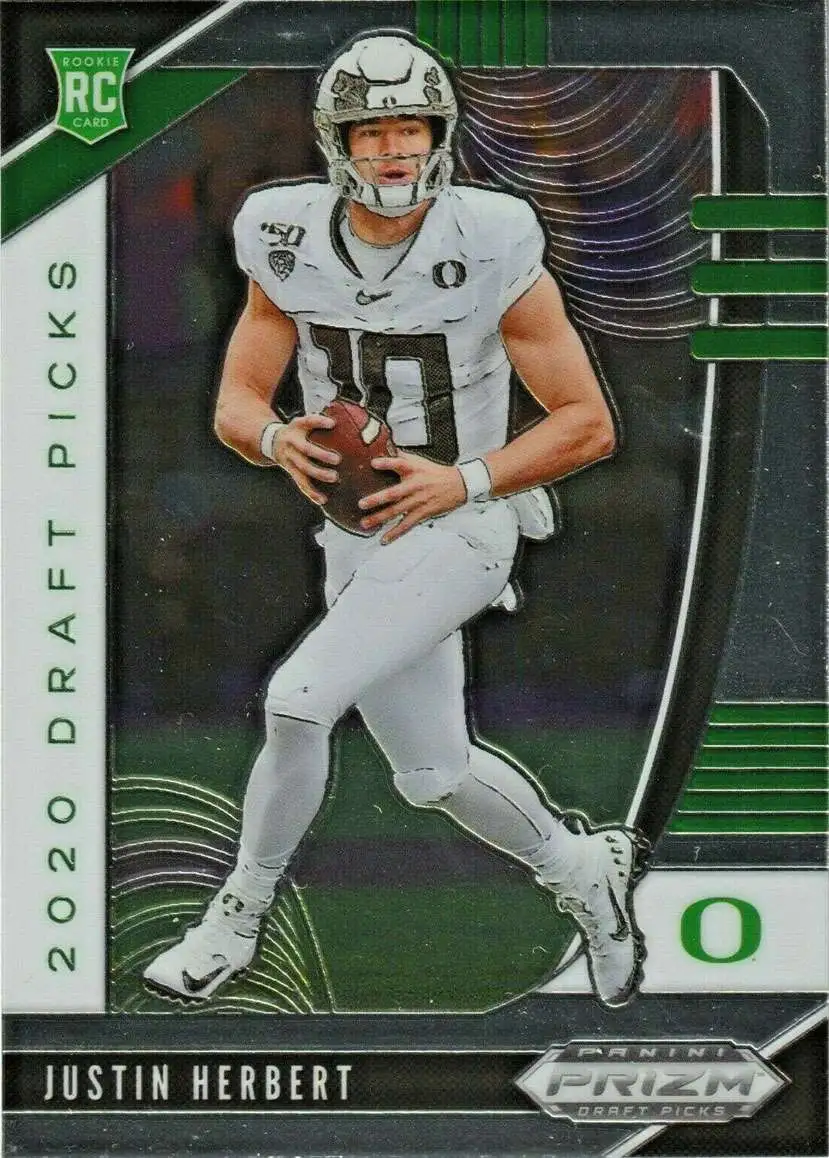 NFL 2020 Prizm Draft Picks Justin Herbert #102 [Rookie Card]