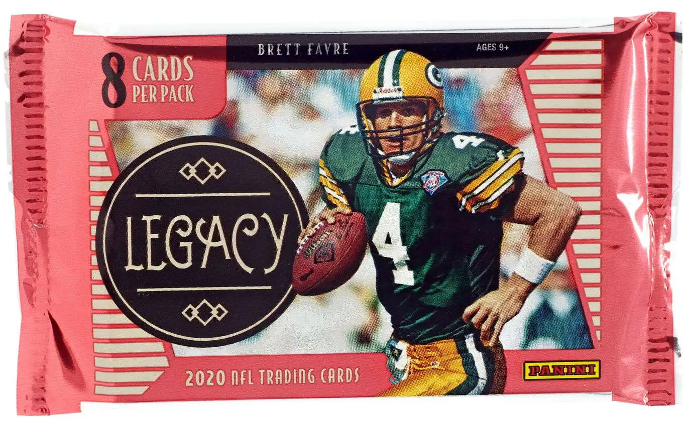 NFL Panini 2020 Legacy Football Trading Card HOBBY Pack [8 Cards]