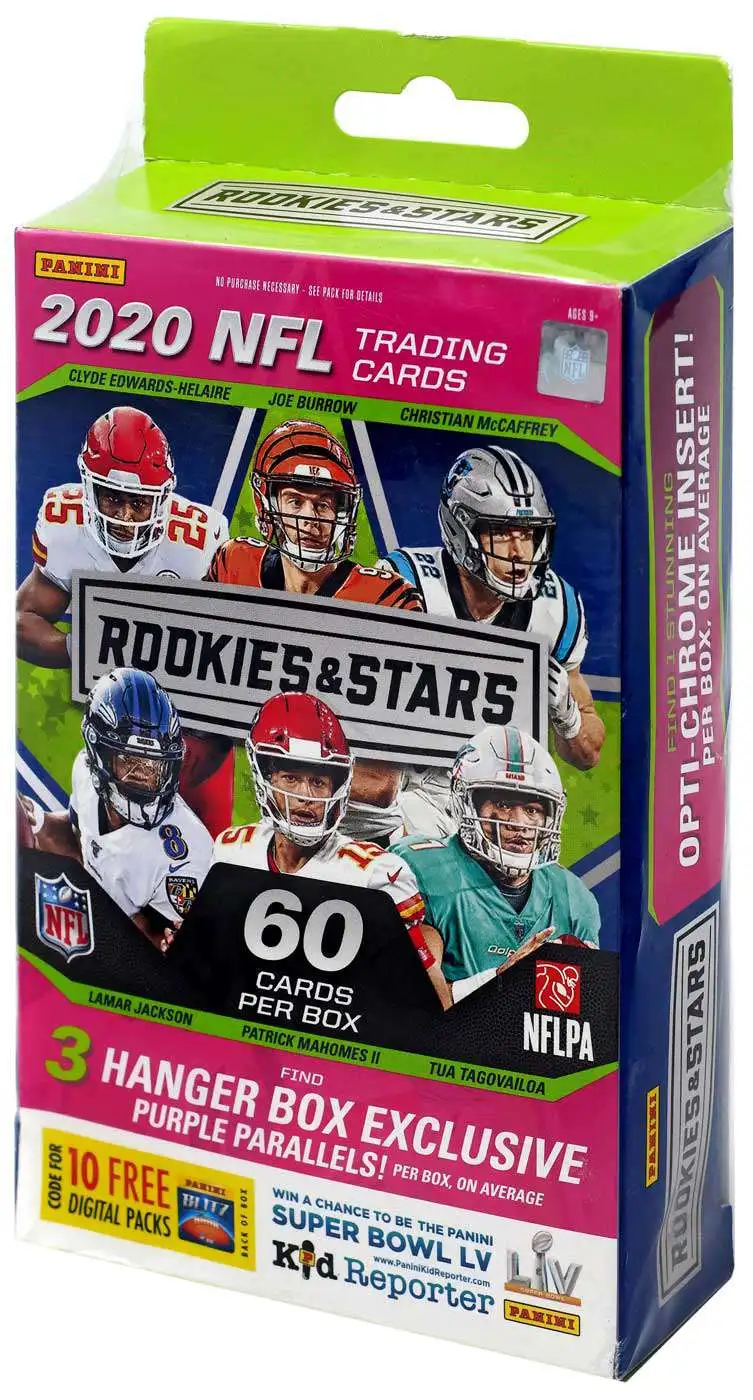 : 2021 Prestige NFL Football Hanger Box 60 Cards