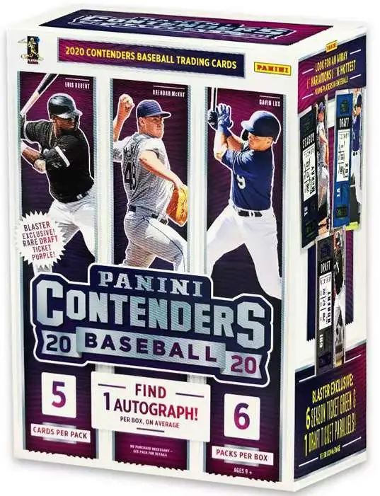 MLB Panini 2020 Contenders Baseball Trading Card BLASTER Box [6 Packs]